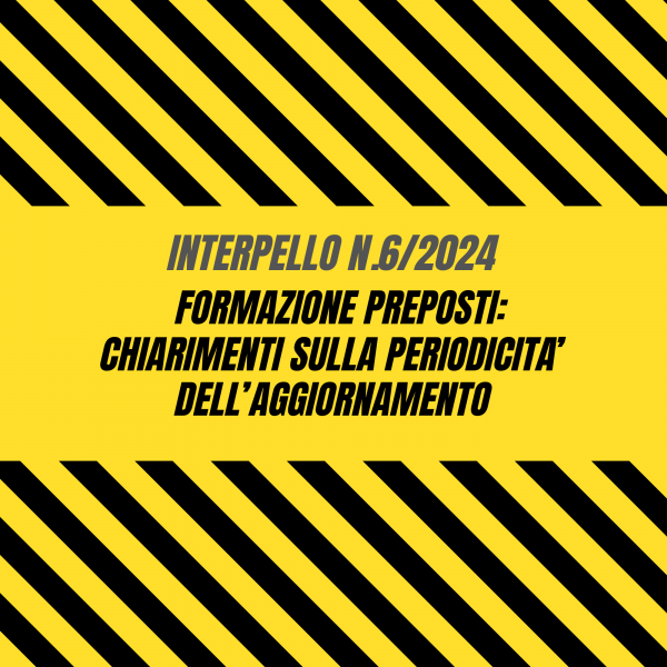 Interpello N.6/2024