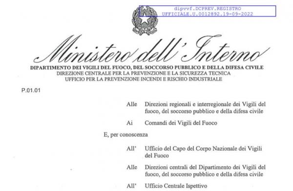 Decreto ministeriale 15 settembre 2022