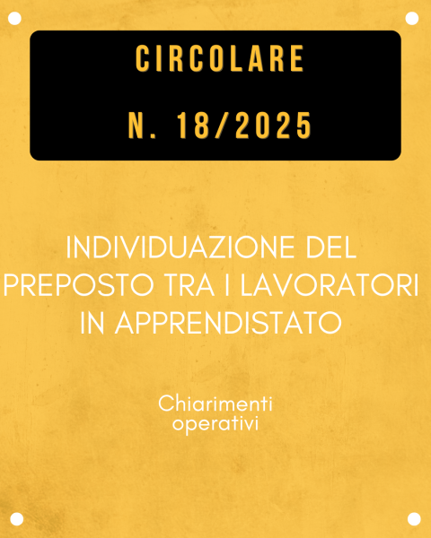 Circolare congiunta INL/Conferenza delle Regioni e delle Province Autonome